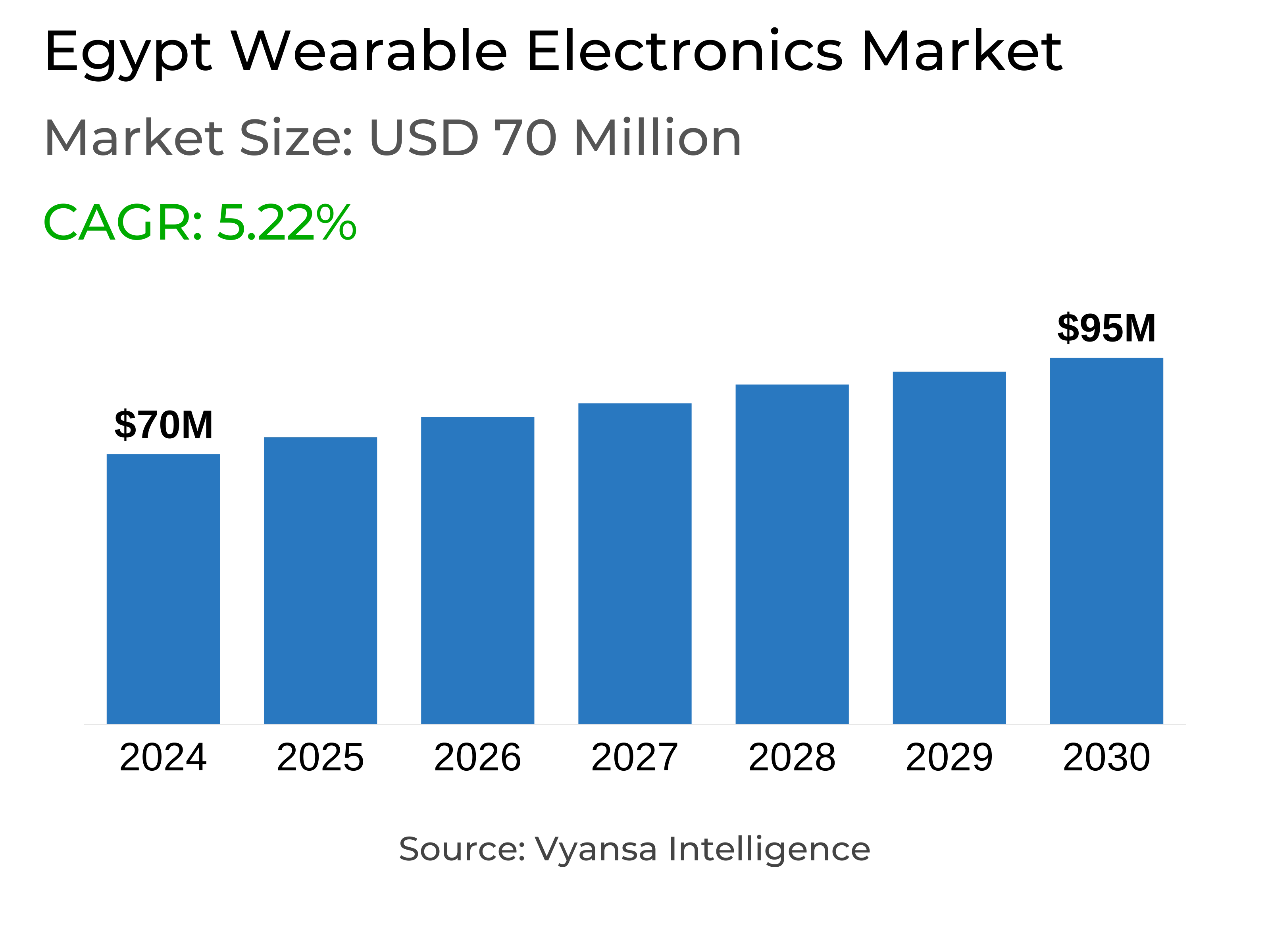Egypt Wearable Electronics Market Report: Trends, Growth and Forecast (2025-2030)