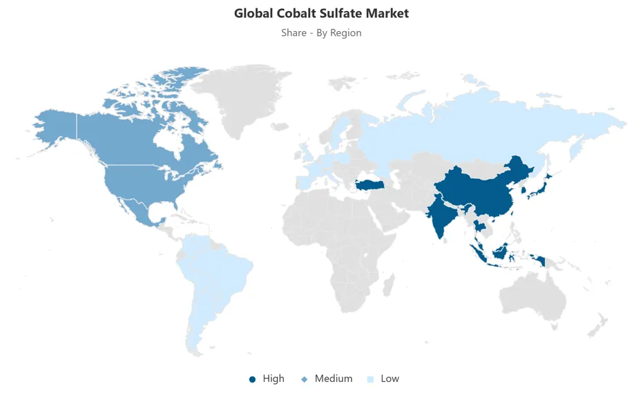 Global Cobalt Sulfate Market Regions