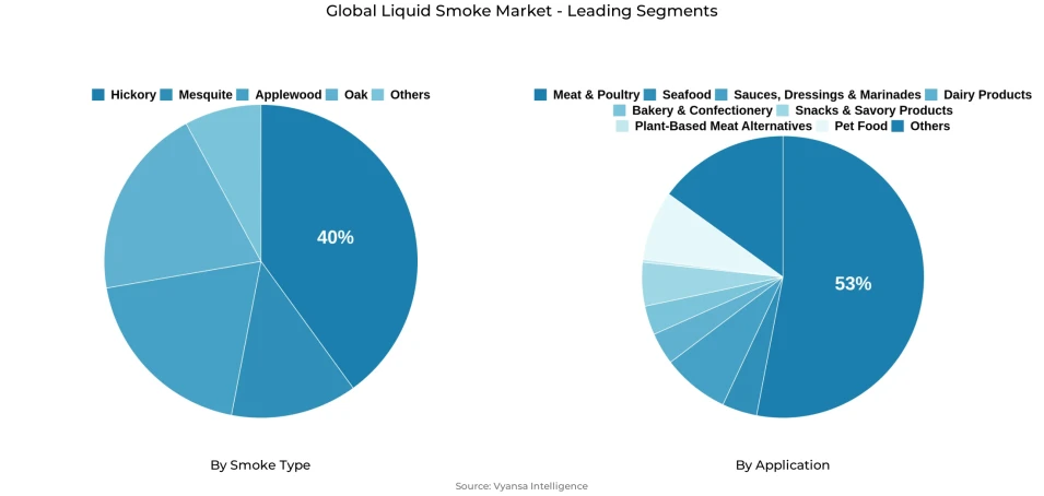 Liquid Smoke Market Segmentation Overview Pie chart showing liquid smoke market segmentation