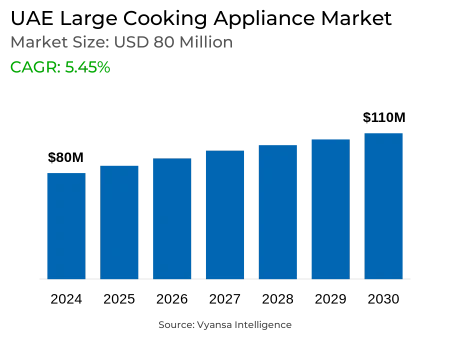 UAE Large Cooking Appliance Market Report: Trends, Growth and Forecast (2025-2030)